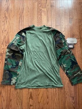 Tru Spec Combat Tac Shirt Camo Print Men’s Sz Large NWT